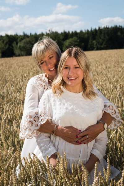 Birgit Müller und Fabienne Baur